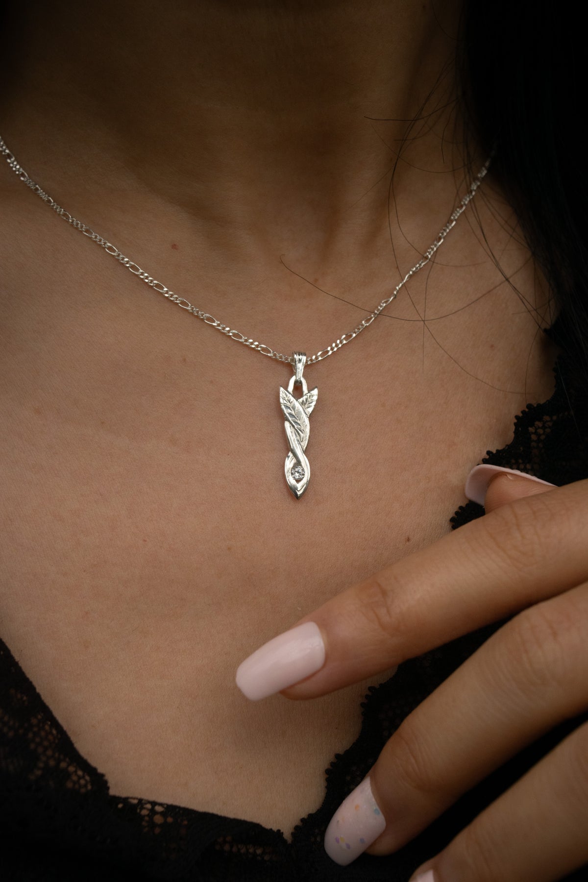 Twin Leaf pendant